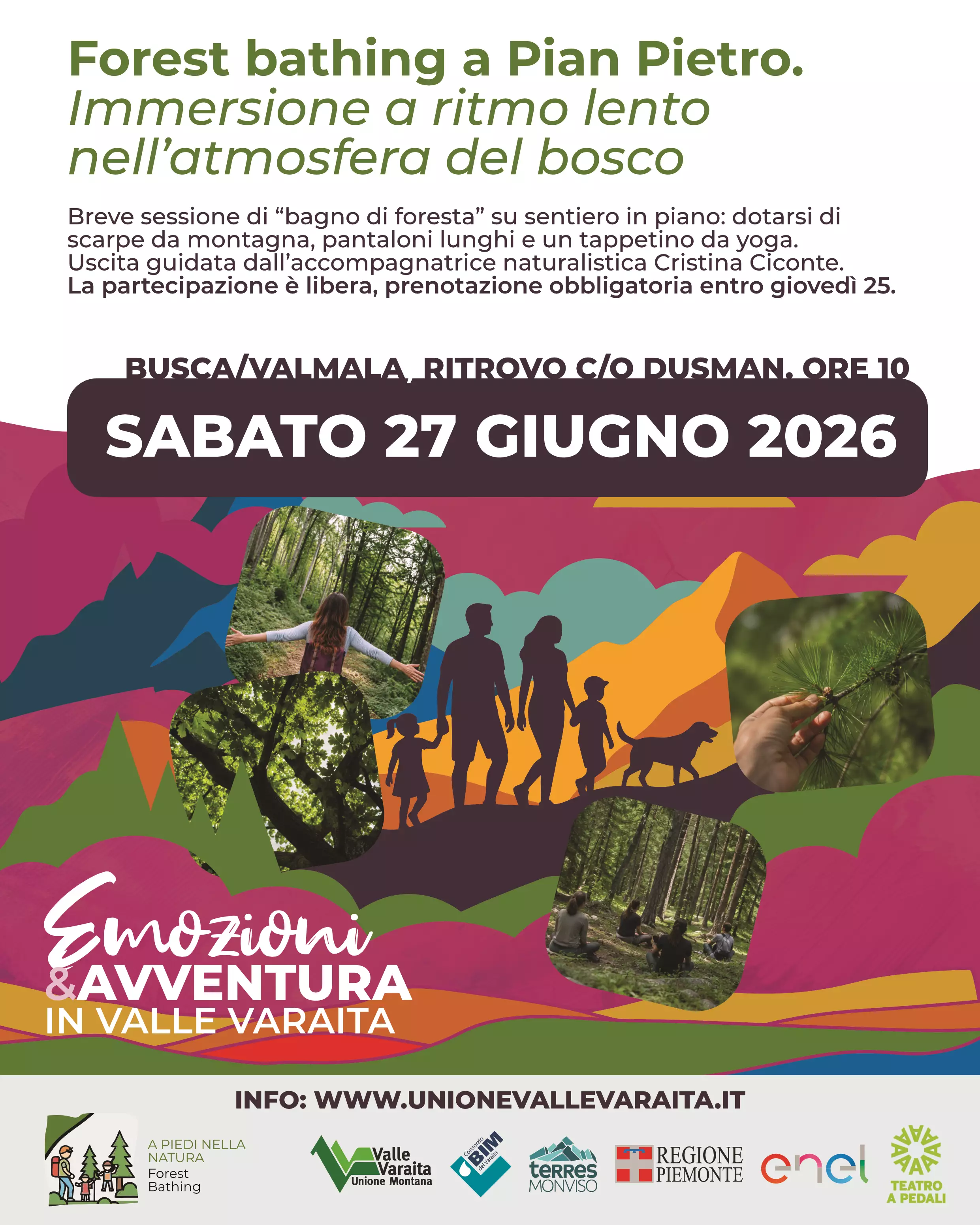 Forest Bathing a Pian Pietro